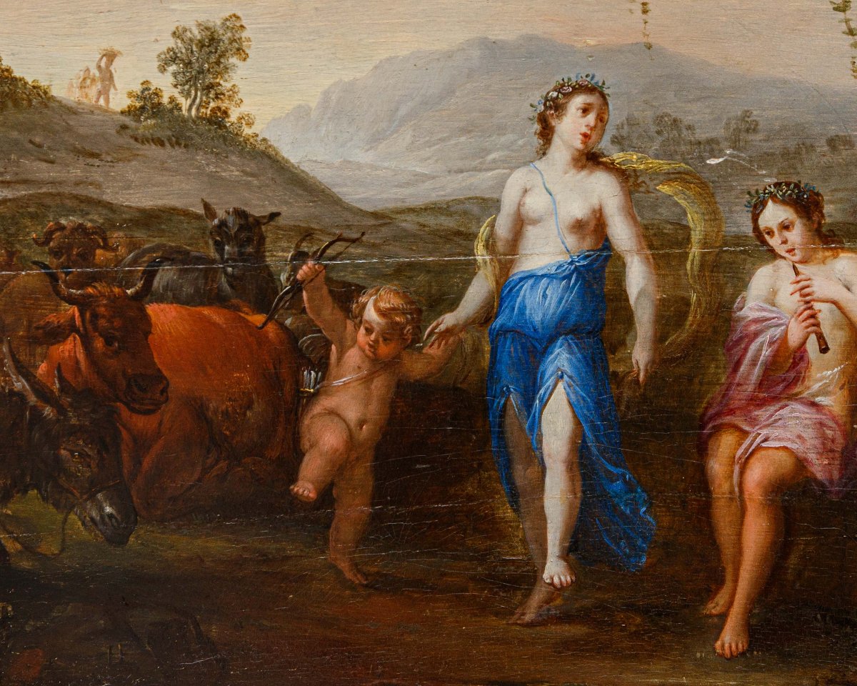 Workshop Of Victor Honoré Janssens (1658–1736) Landscape With Mythological Figures-photo-7