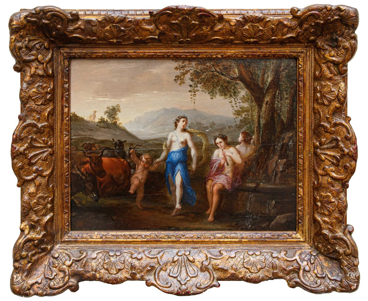 Workshop Of Victor Honoré Janssens (1658–1736) Landscape With Mythological Figures