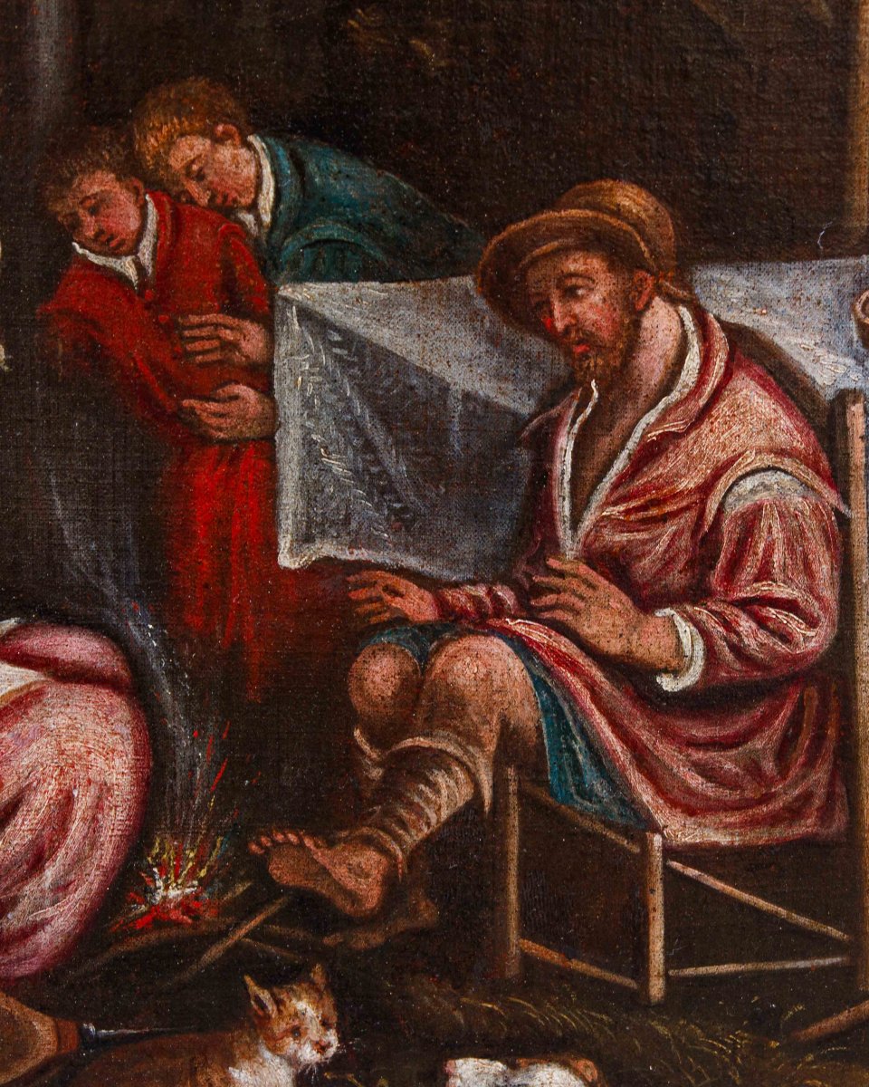 Domaine de Leandro Bassano (1557 - 1622), Allégorie de l’hiver-photo-3