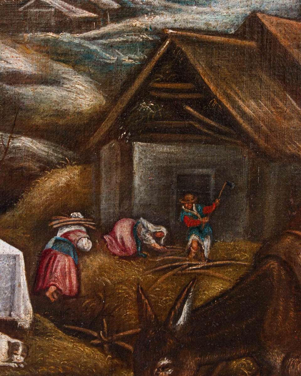 Domaine de Leandro Bassano (1557 - 1622), Allégorie de l’hiver-photo-5