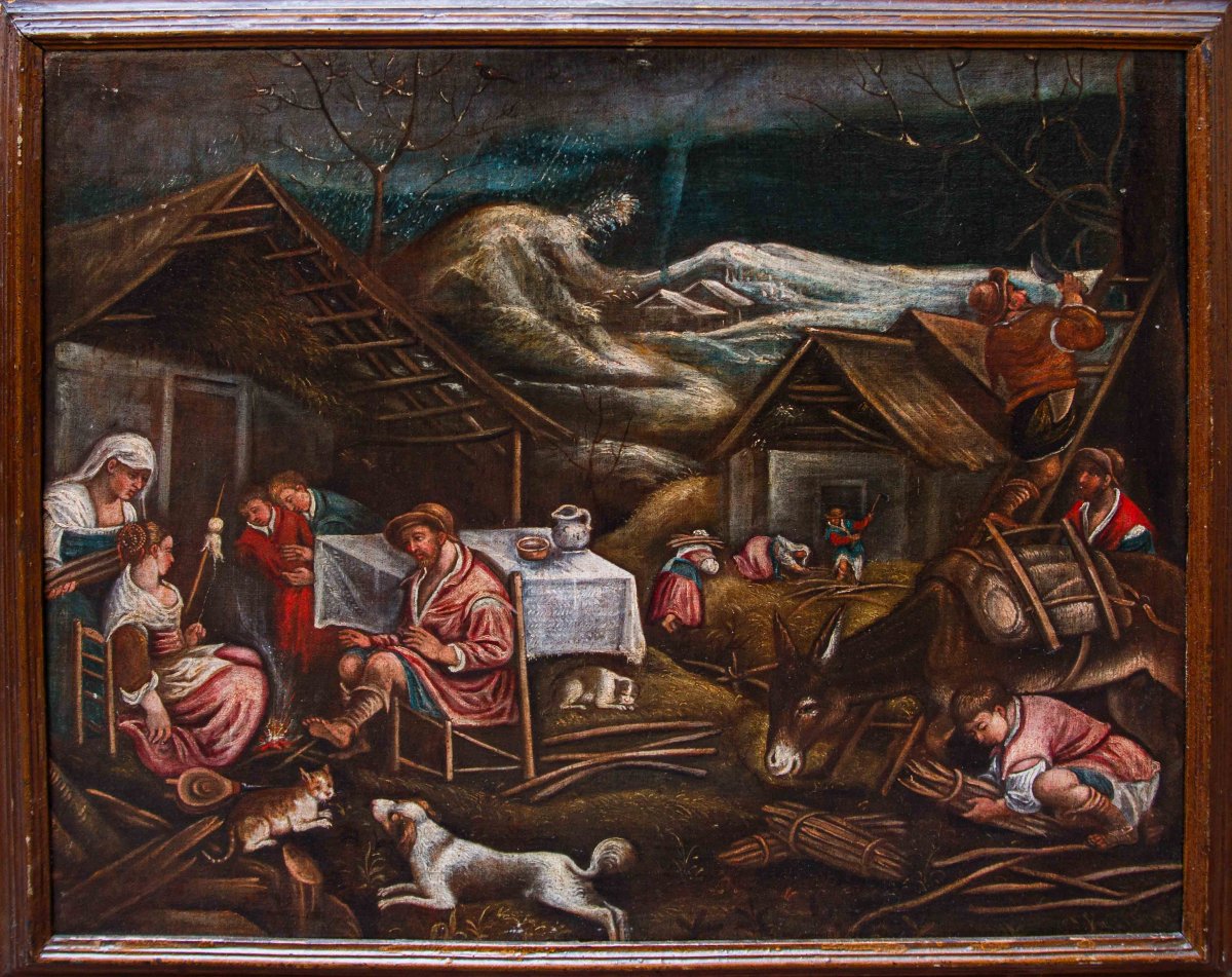 Domaine de Leandro Bassano (1557 - 1622), Allégorie de l’hiver