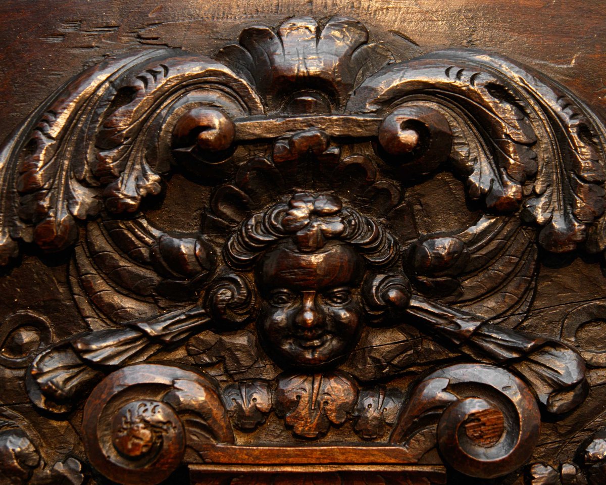 Flanders, 17th Century, Panel Above A Doorway-photo-3