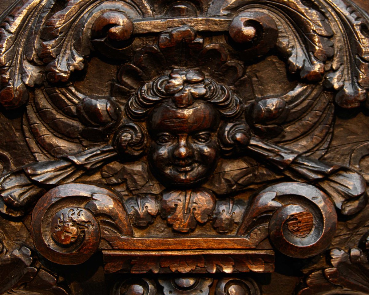 Flanders, 17th Century, Panel Above A Doorway-photo-4