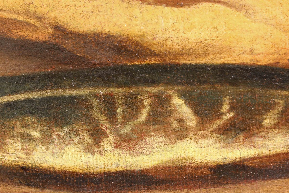 Nicola Levoli (Rimini, 1728 - 1801), attr., Nature morte avec poissons et crustacés-photo-6