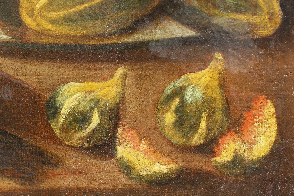 Nicola Levoli (Rimini, 1728 - 1801), attr., Nature morte avec poissons et crustacés-photo-8