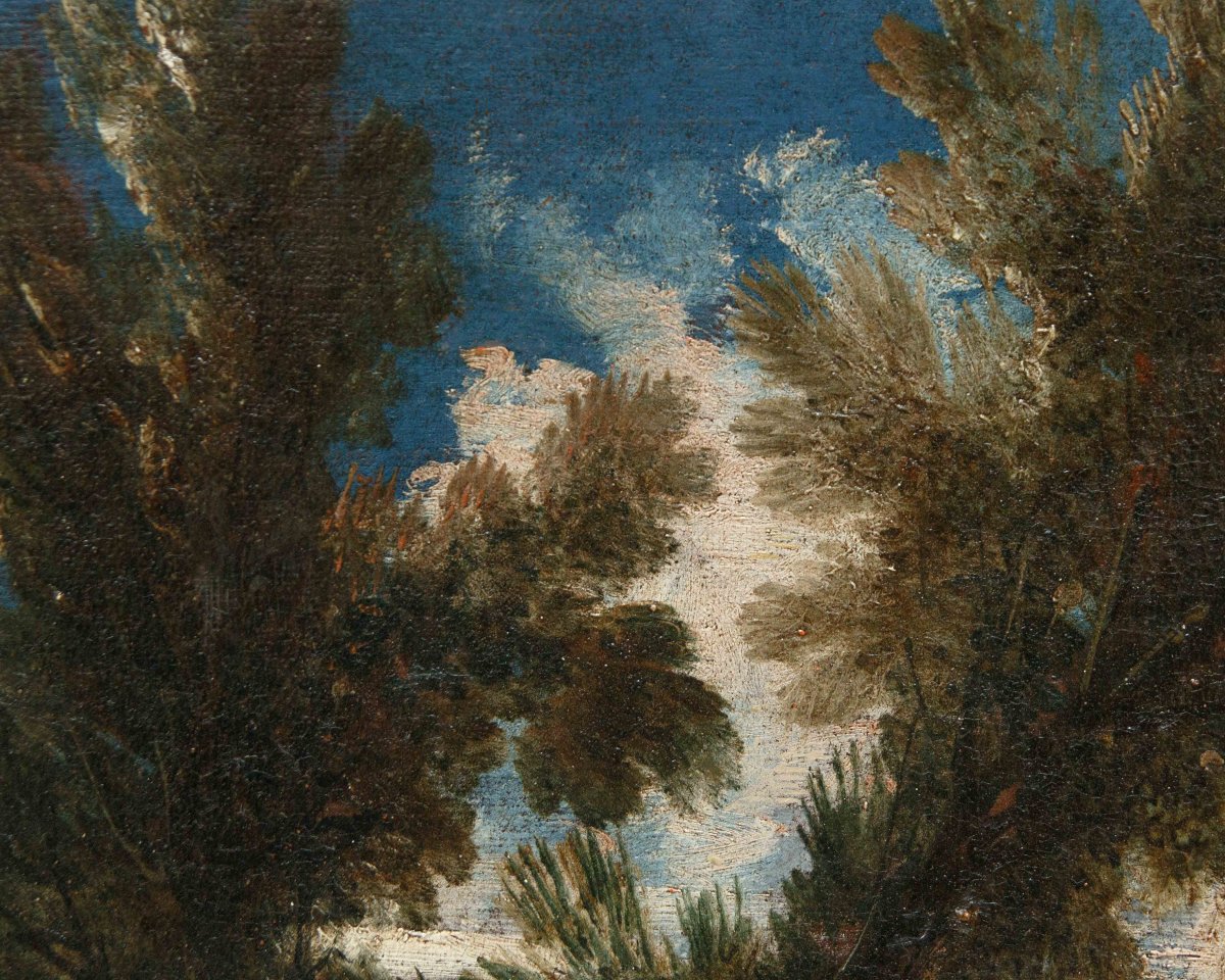 Antonio Francesco Peruzzini (ancona, 1643 Or 1646 – Milan, 1724), Landscape With Figures-photo-7