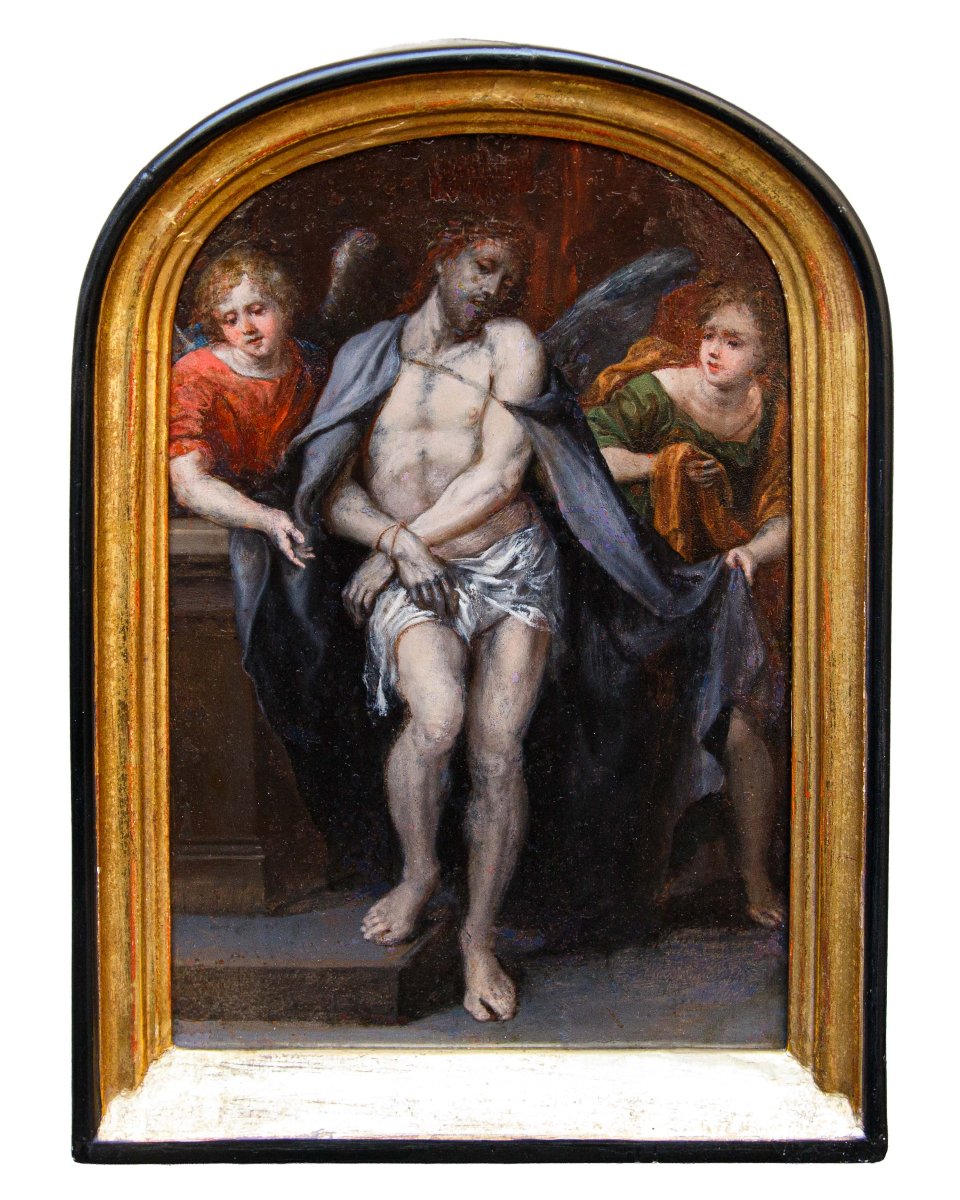 XVIIe siècle, Christ avec deux anges au tombeau
