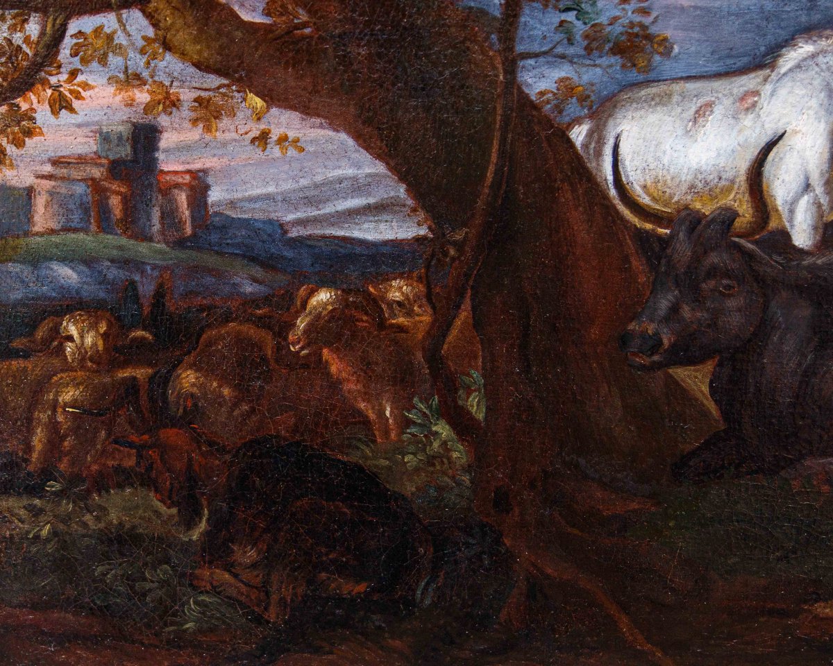 Flemish Painter In Rome, 17th Century, Armenti-photo-1