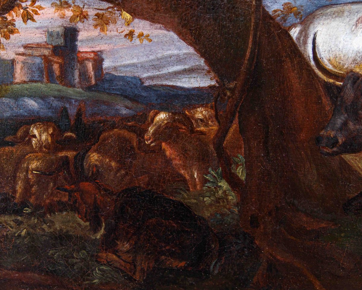 Flemish Painter In Rome, 17th Century, Armenti-photo-5