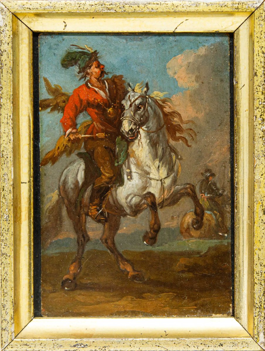 August Querfurt (1696, Wolfenbüttel – 1761, Vienna), Attributed To, Compositions With Knights-photo-3