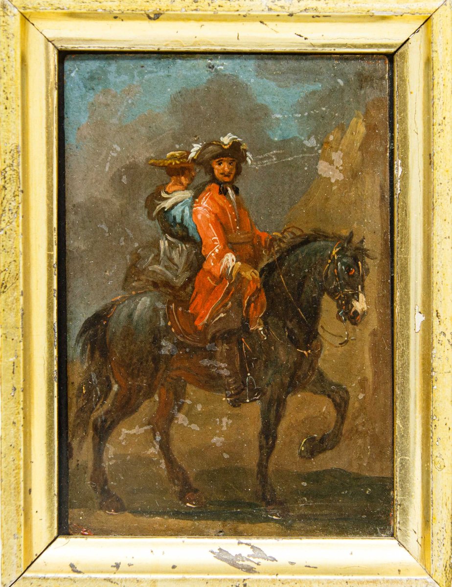 August Querfurt (1696, Wolfenbüttel – 1761, Vienna), Attributed To, Compositions With Knights-photo-1