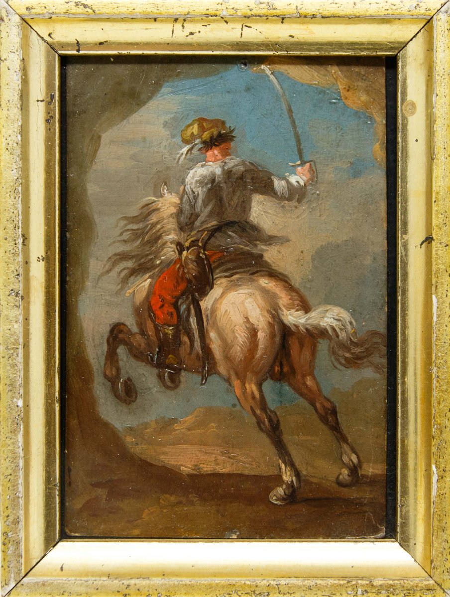 August Querfurt (1696, Wolfenbüttel – 1761, Vienna), Attributed To, Compositions With Knights-photo-2