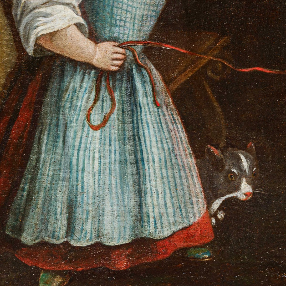 XVIIe siècle, Enfant jouant avec l’oiseau -photo-7