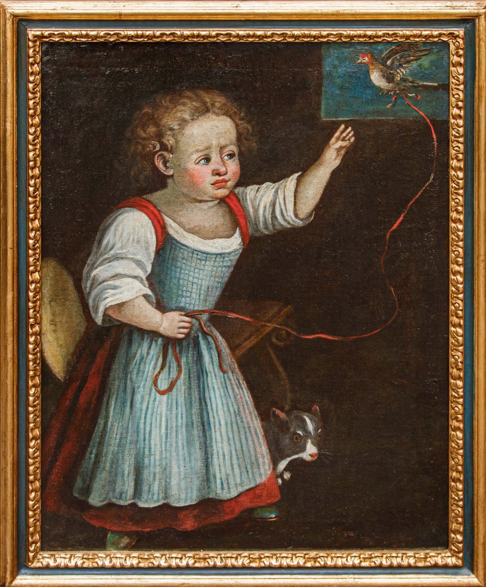 XVIIe siècle, Enfant jouant avec l’oiseau 
