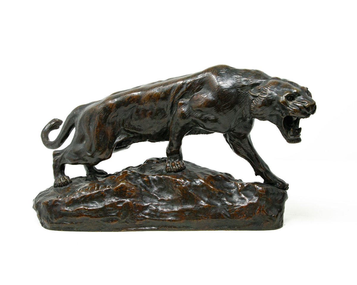 Thomas François Cartier (marseille, 1879 – Saint-vallier, 1936), Lion And Panther-photo-3