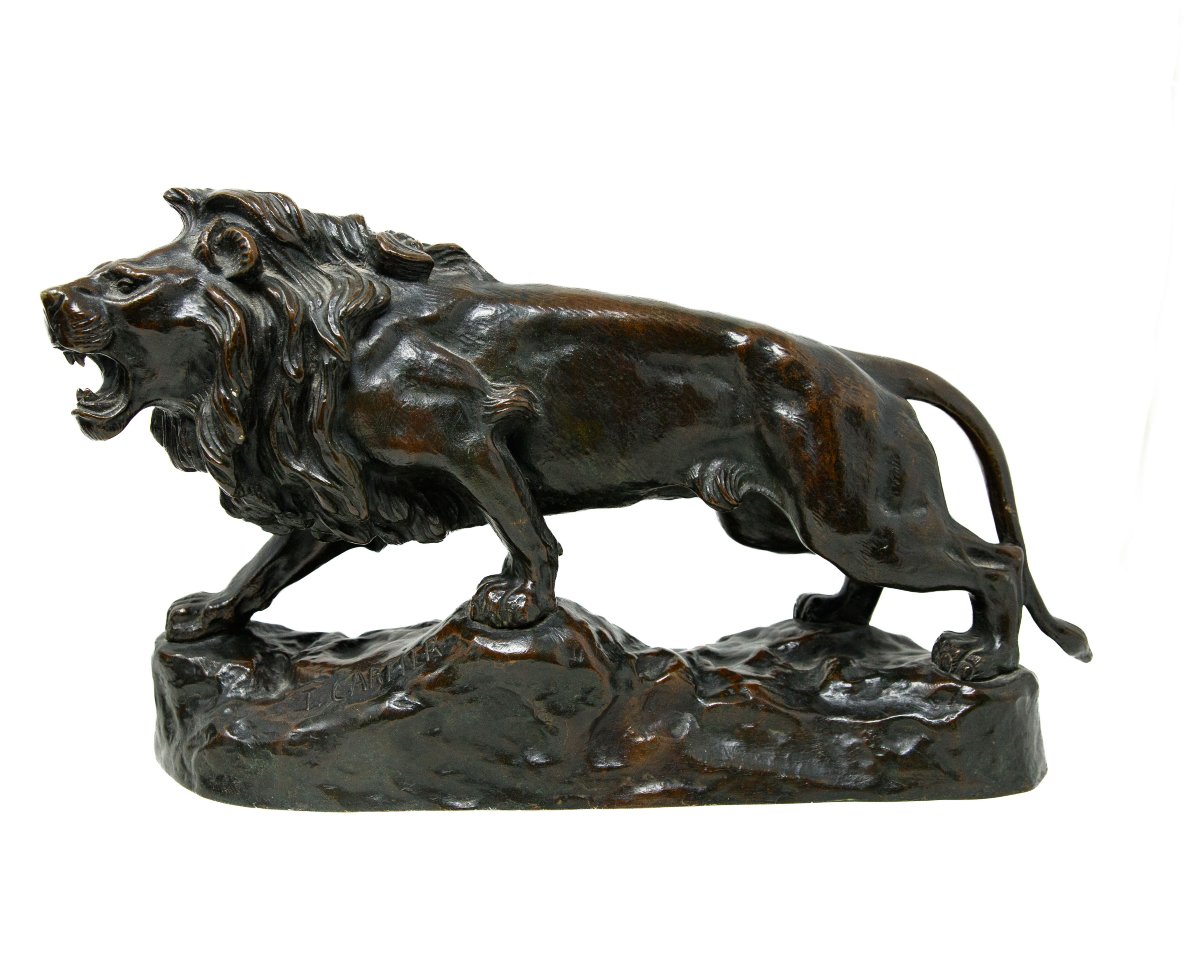 Thomas François Cartier (marseille, 1879 – Saint-vallier, 1936), Lion And Panther-photo-4