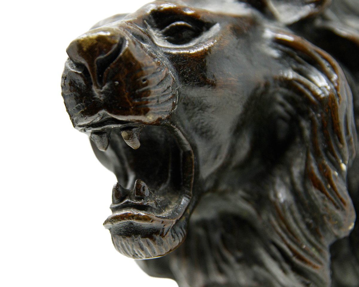 Thomas François Cartier (marseille, 1879 – Saint-vallier, 1936), Lion And Panther-photo-4