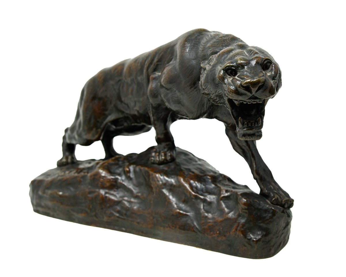 Thomas François Cartier (marseille, 1879 – Saint-vallier, 1936), Lion And Panther-photo-7