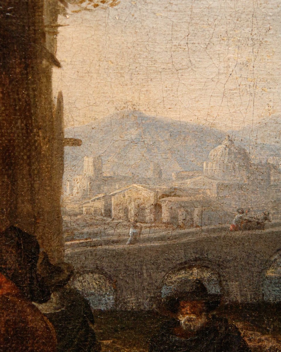 Johannes Lingelbach, parfois appelé Jan (1622 - 1674), Scène avec des buveurs-photo-7