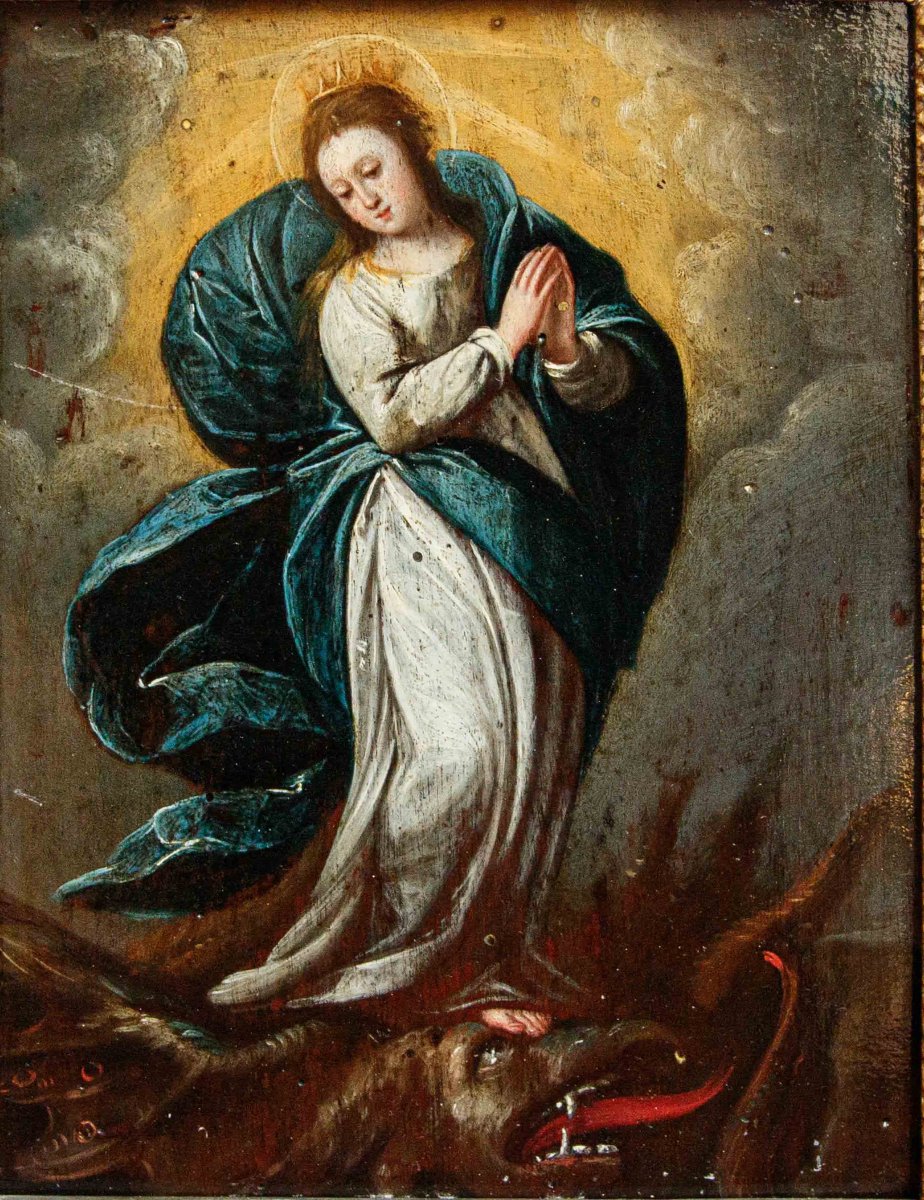 Atelier de Carlo Francesco Nuvolone (Milan, 1609  - 1662), Immaculée-photo-2