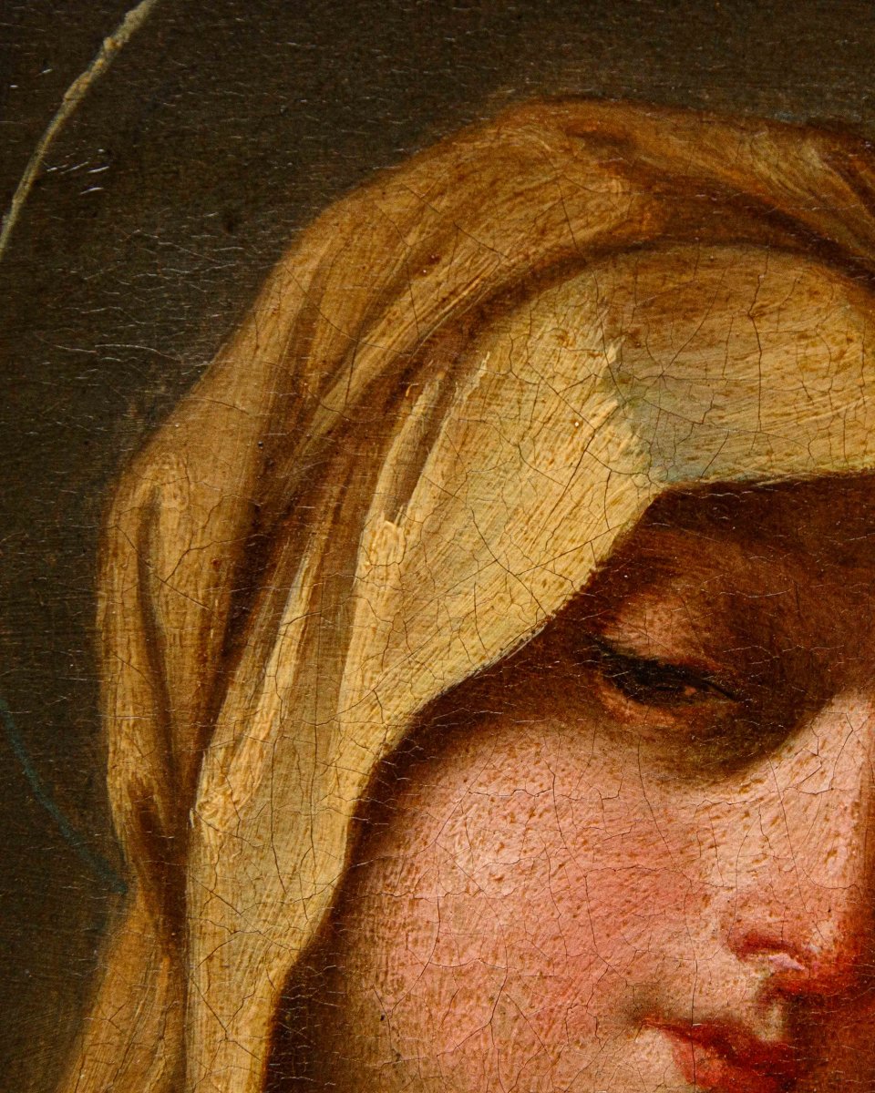 18th-century Roman Artist, *praying Virgin*-photo-2