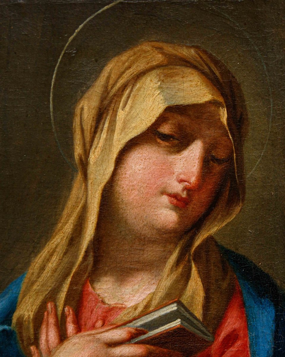 18th-century Roman Artist, *praying Virgin*-photo-4
