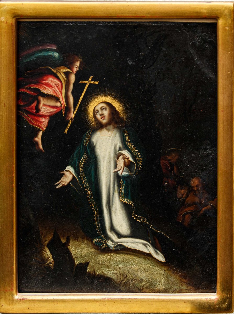 Le disciple d’Antonio Allegri, dit Correggio (1489 - 1534), Prière dans le jardin