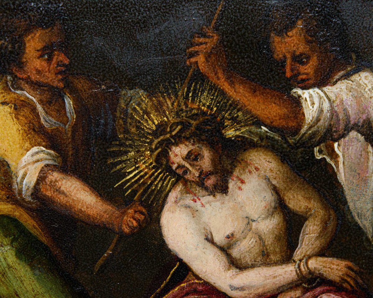 Toscane, XVIe siècle, Christ couronné d’épines-photo-2