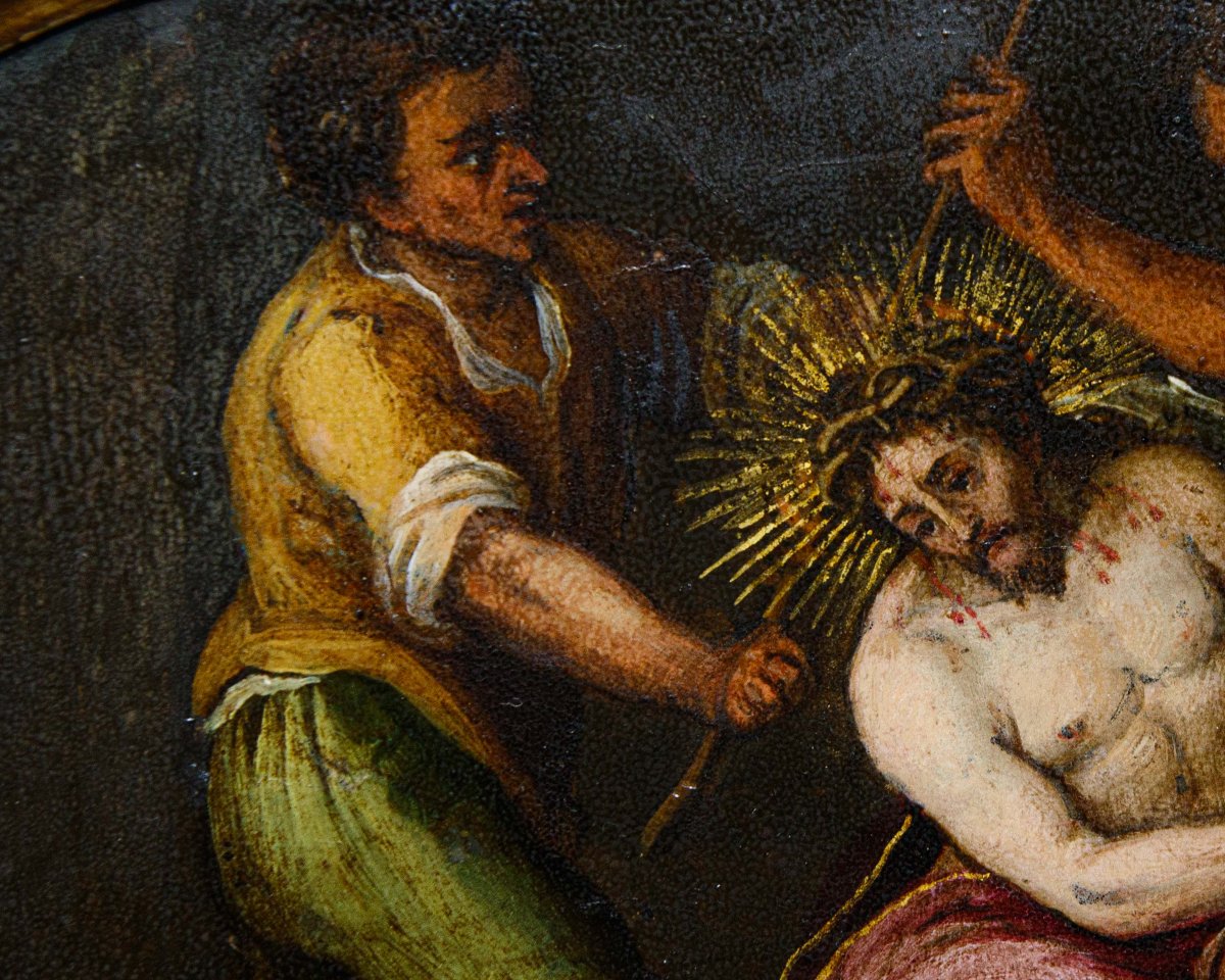 Toscane, XVIe siècle, Christ couronné d’épines-photo-5
