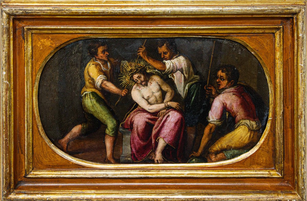 Toscane, XVIe siècle, Christ couronné d’épines