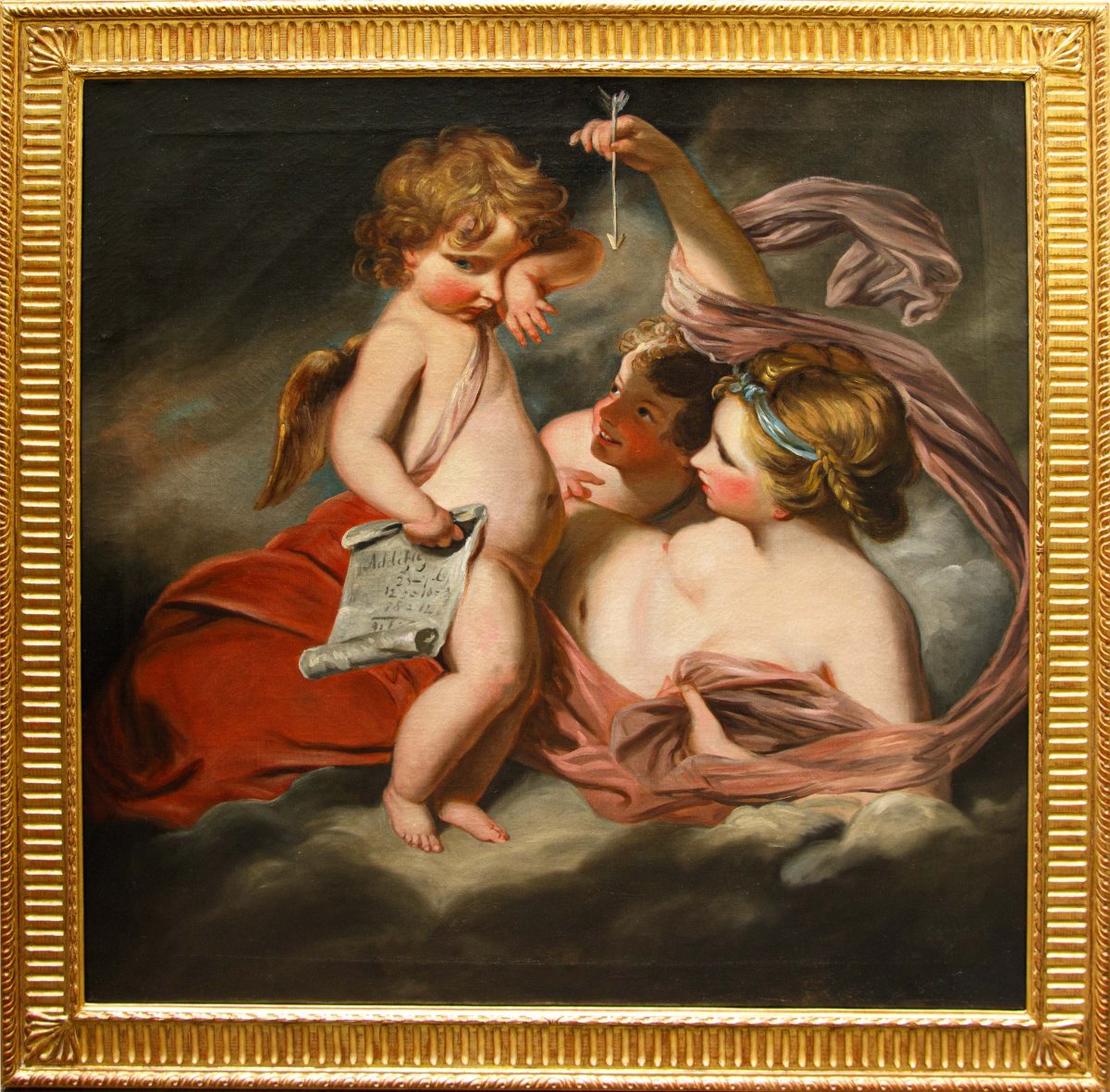 Joshua Reynolds (Plympton, 1723 - Londres, 1792), Disciple de, L’éducation de Cupidon