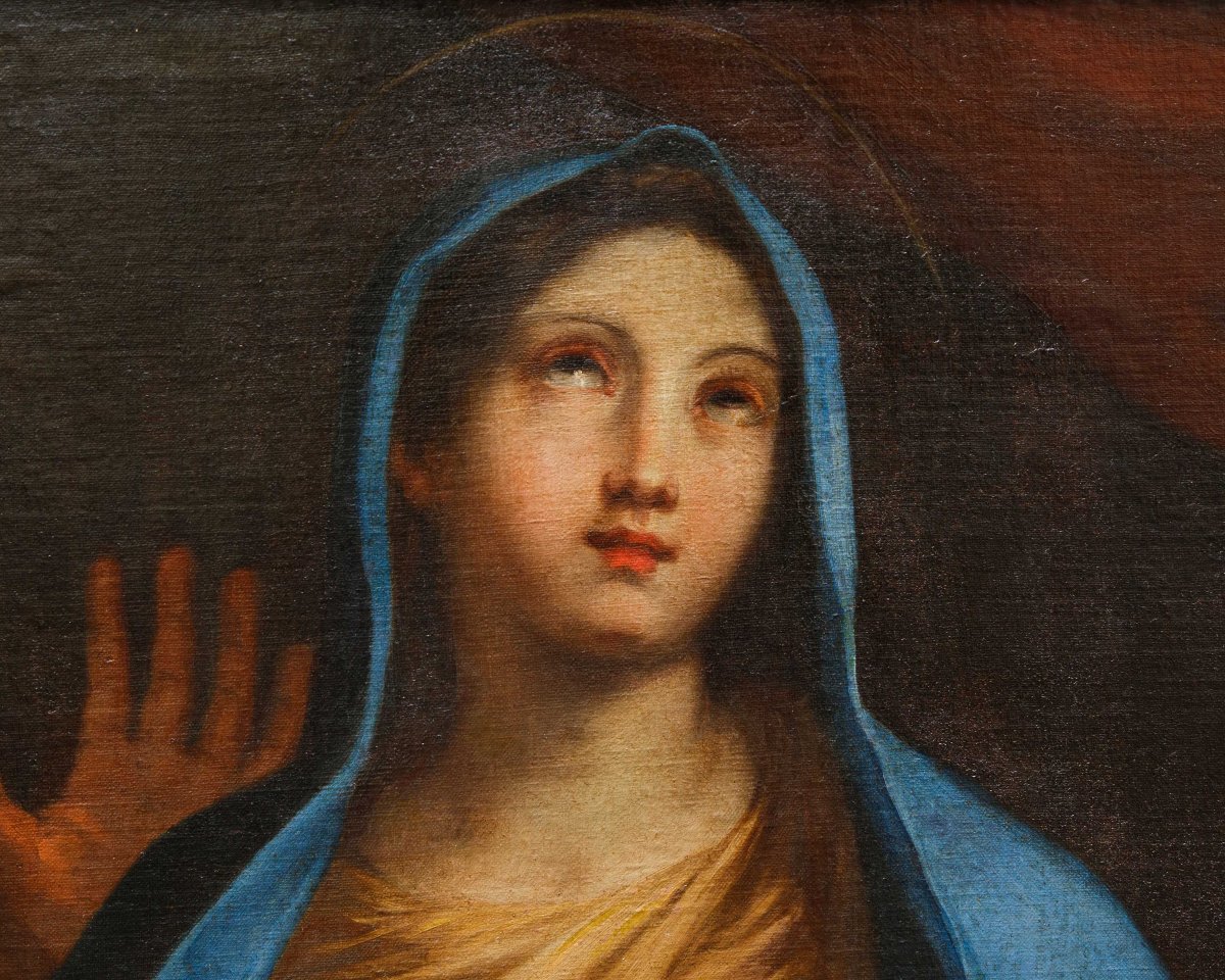 Giambettino Cignaroli (Vérone, 1706 - 1770),attr., Sainte-Famille avec saint Jean-photo-1