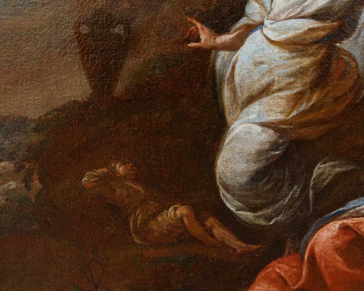 Carlo Francesco Nuolone (milan, 1609–1662), The Angel’s Appearance To Hagar And Ishmael-photo-2