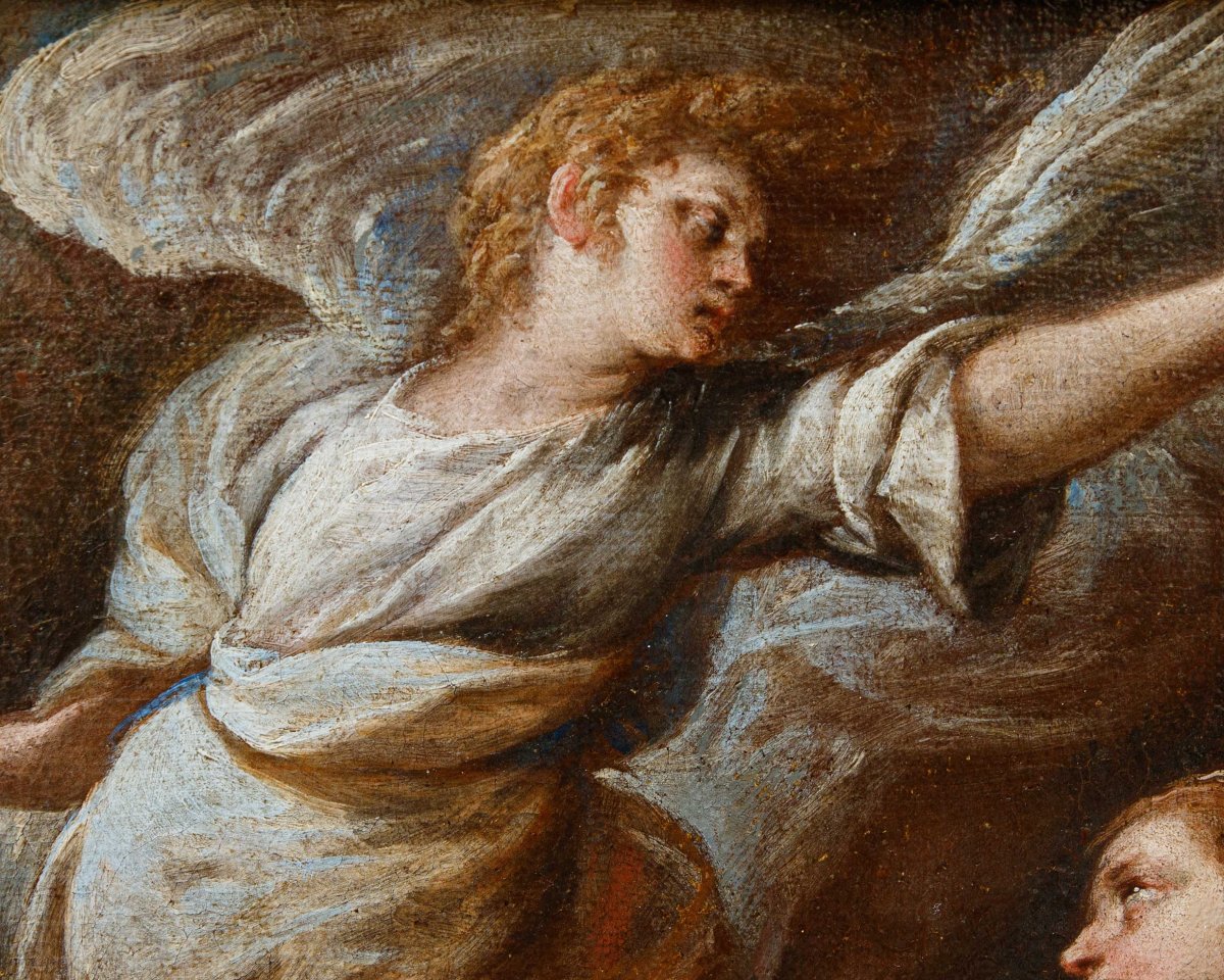 Carlo Francesco Nuolone (milan, 1609–1662), The Angel’s Appearance To Hagar And Ishmael-photo-4