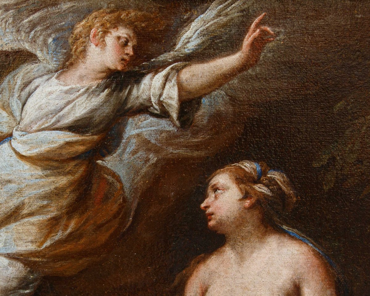 Carlo Francesco Nuolone (milan, 1609–1662), The Angel’s Appearance To Hagar And Ishmael-photo-5