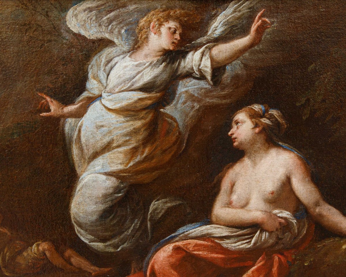 Carlo Francesco Nuolone (milan, 1609–1662), The Angel’s Appearance To Hagar And Ishmael-photo-6