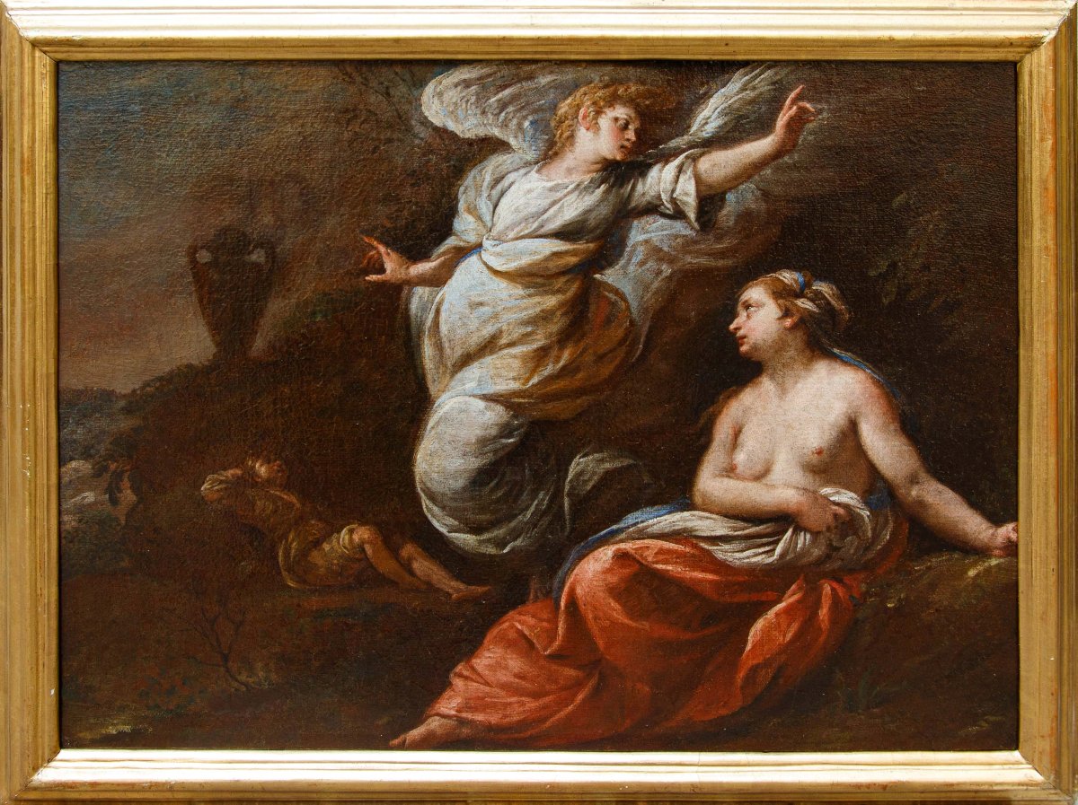 Carlo Francesco Nuolone (milan, 1609–1662), The Angel’s Appearance To Hagar And Ishmael