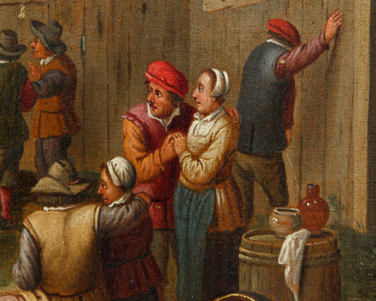 David Teniers le Jeune (Anvers, 1610 - Bruxelles, 1690), atelier de, Fête de village-photo-6