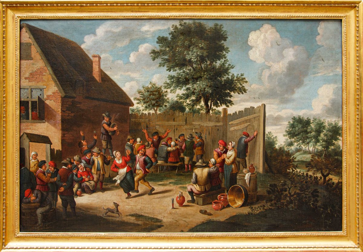David Teniers le Jeune (Anvers, 1610 - Bruxelles, 1690), atelier de, Fête de village