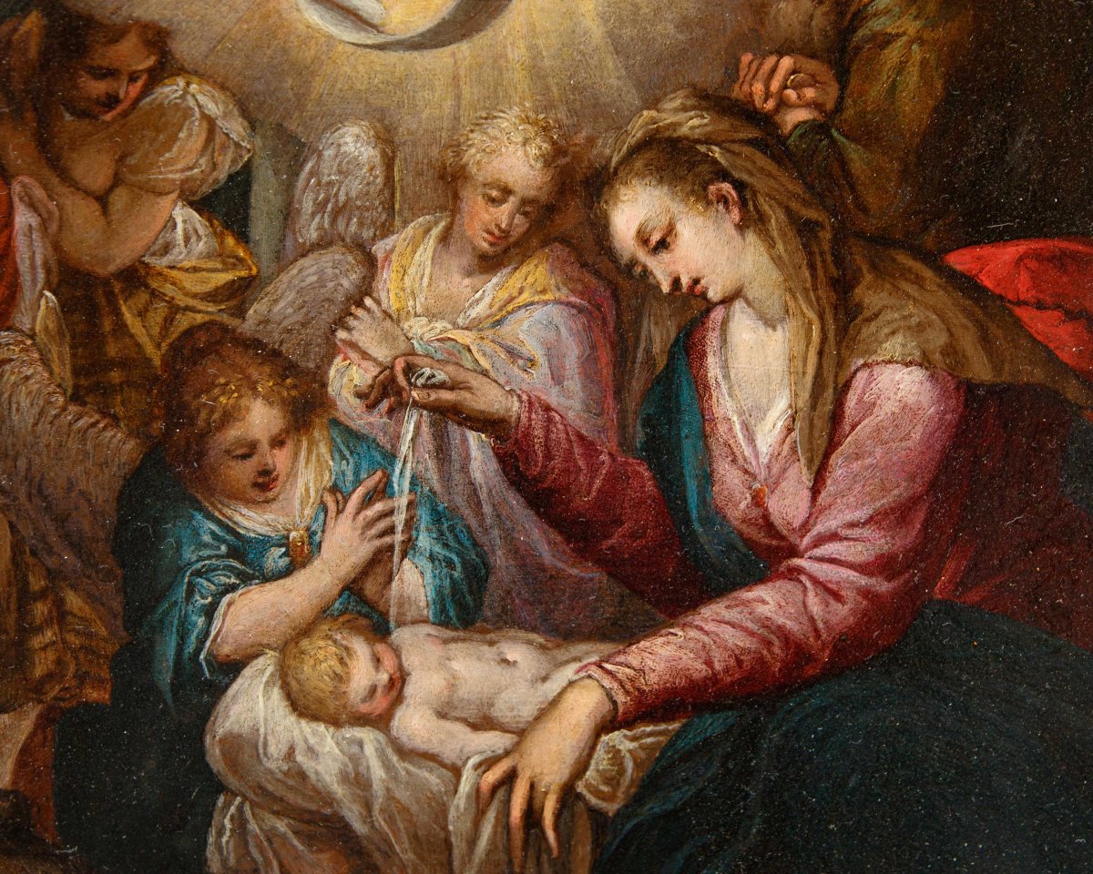 Last Quarter Of The 16th Century, Adoration Of The Shepherds-photo-2