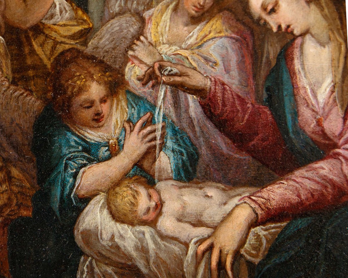 Last Quarter Of The 16th Century, Adoration Of The Shepherds-photo-3