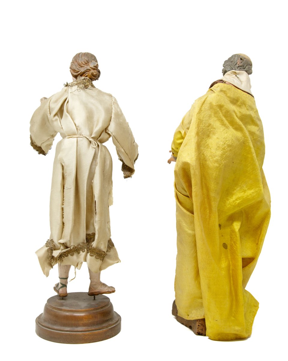 Naples, XVIIIe siècle, Figures de la crèche-photo-1