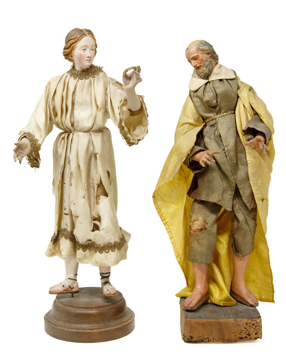 Naples, XVIIIe siècle, Figures de la crèche