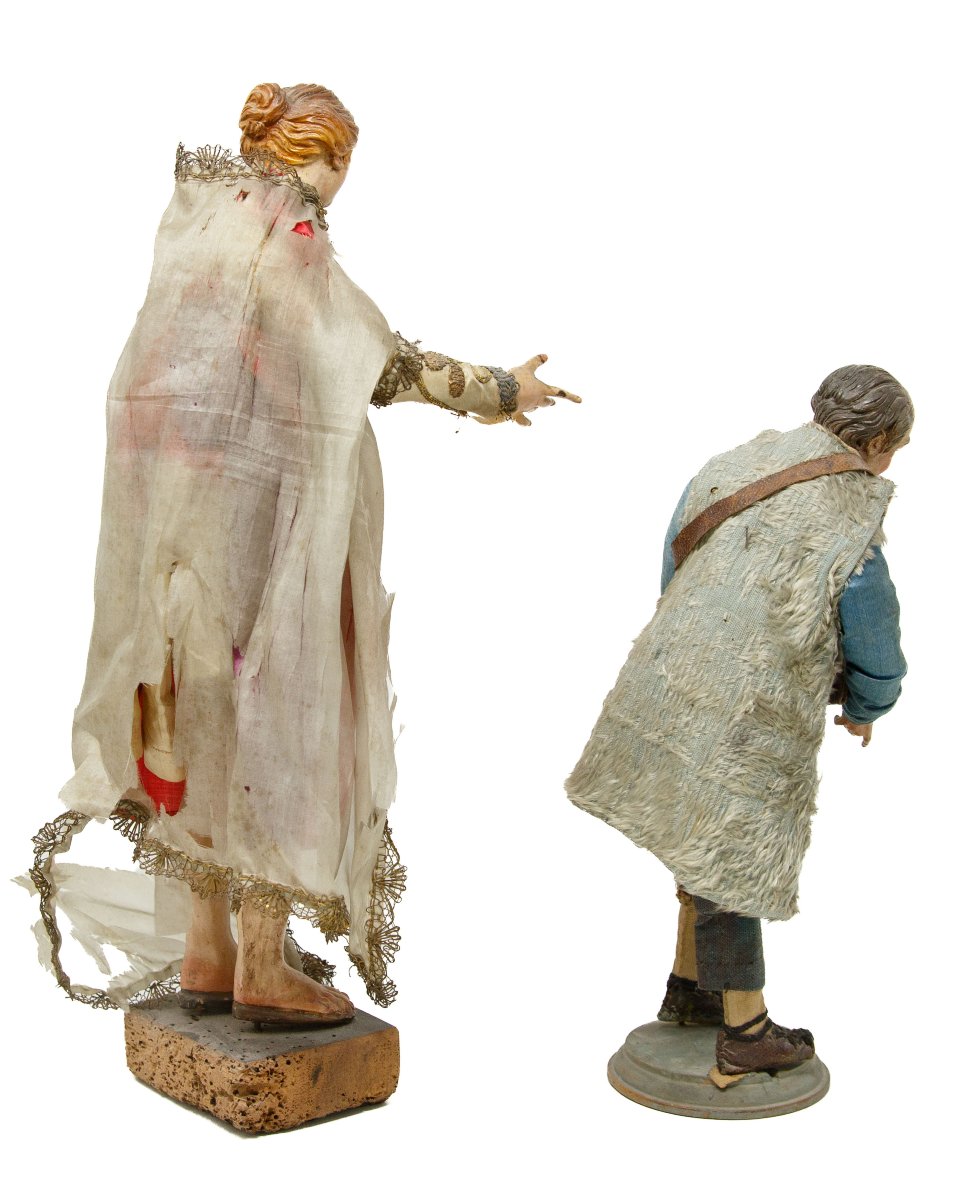 Naples, XVIIIe siècle, Figures de la crèche-photo-3