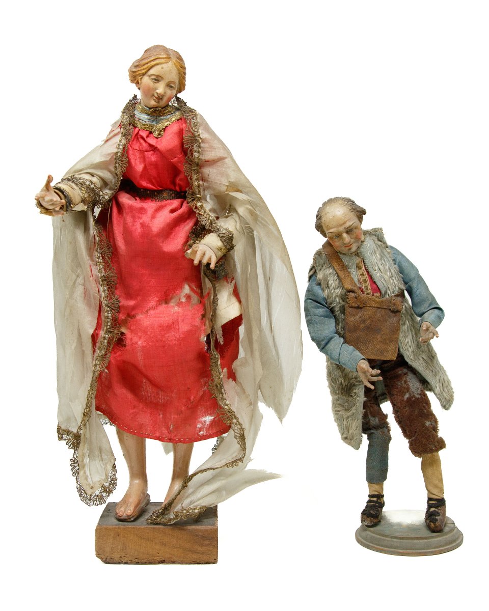 Naples, XVIIIe siècle, Figures de la crèche