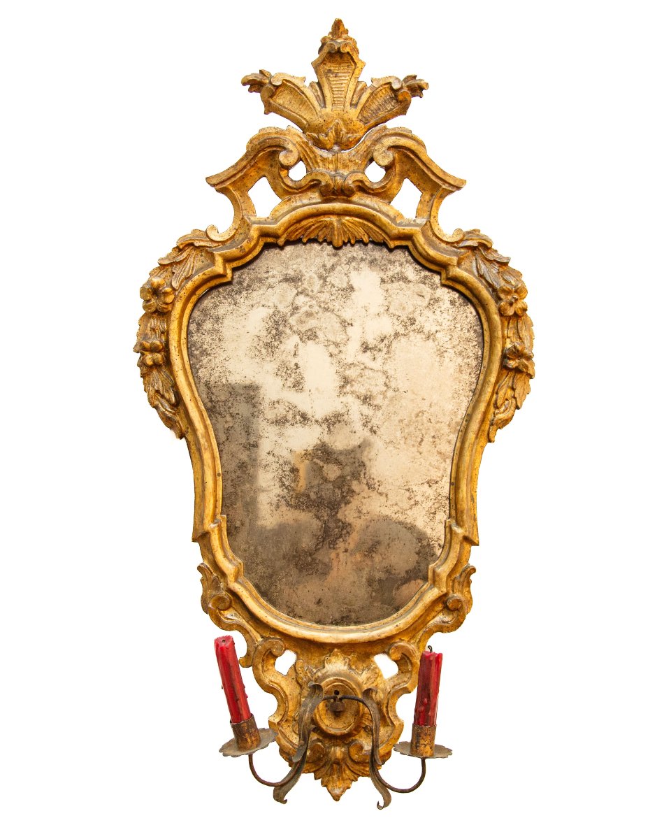 18th Century. Pair Of Mirrors-photo-2