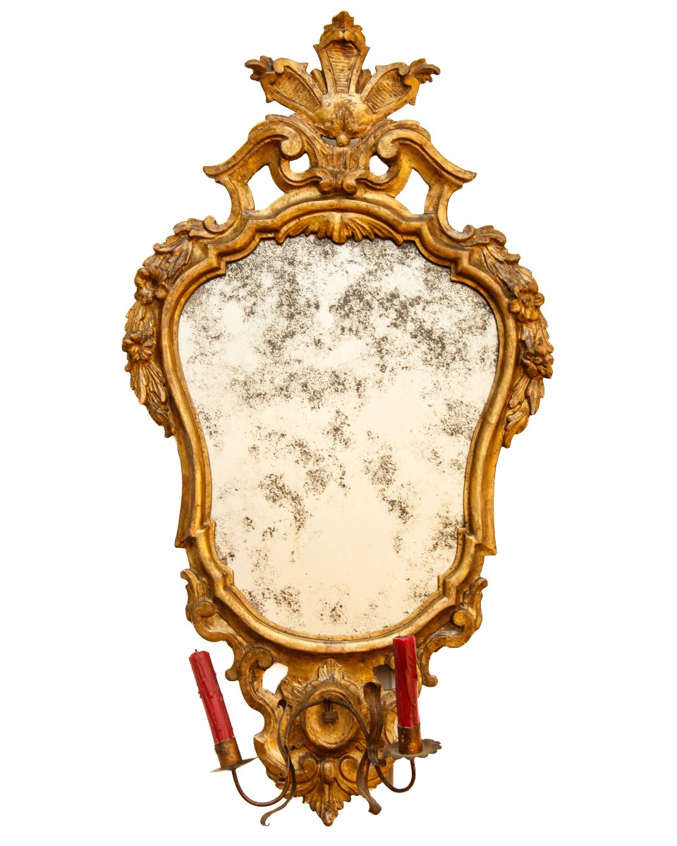 18th Century. Pair Of Mirrors-photo-3