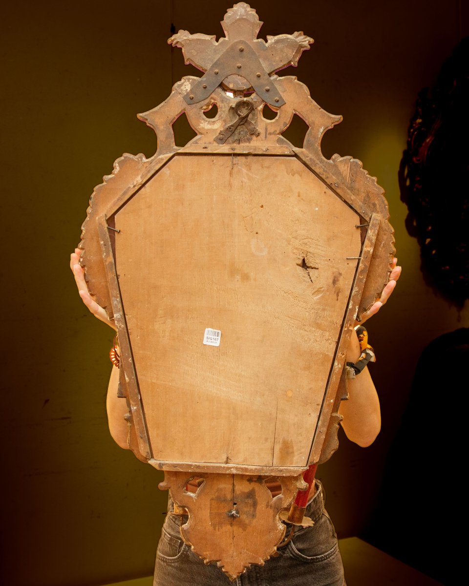 18th Century. Pair Of Mirrors-photo-1