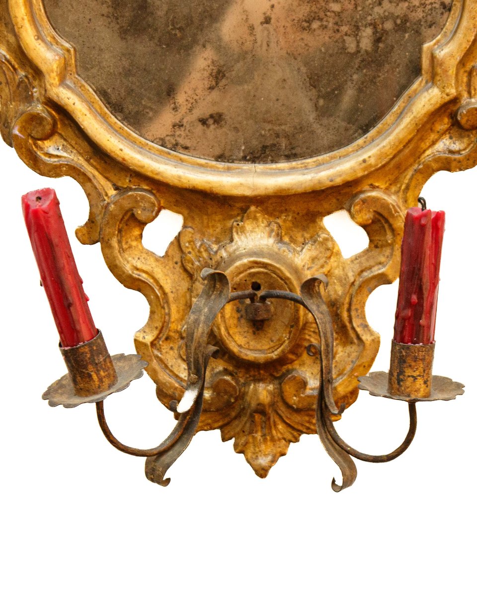 18th Century. Pair Of Mirrors-photo-3