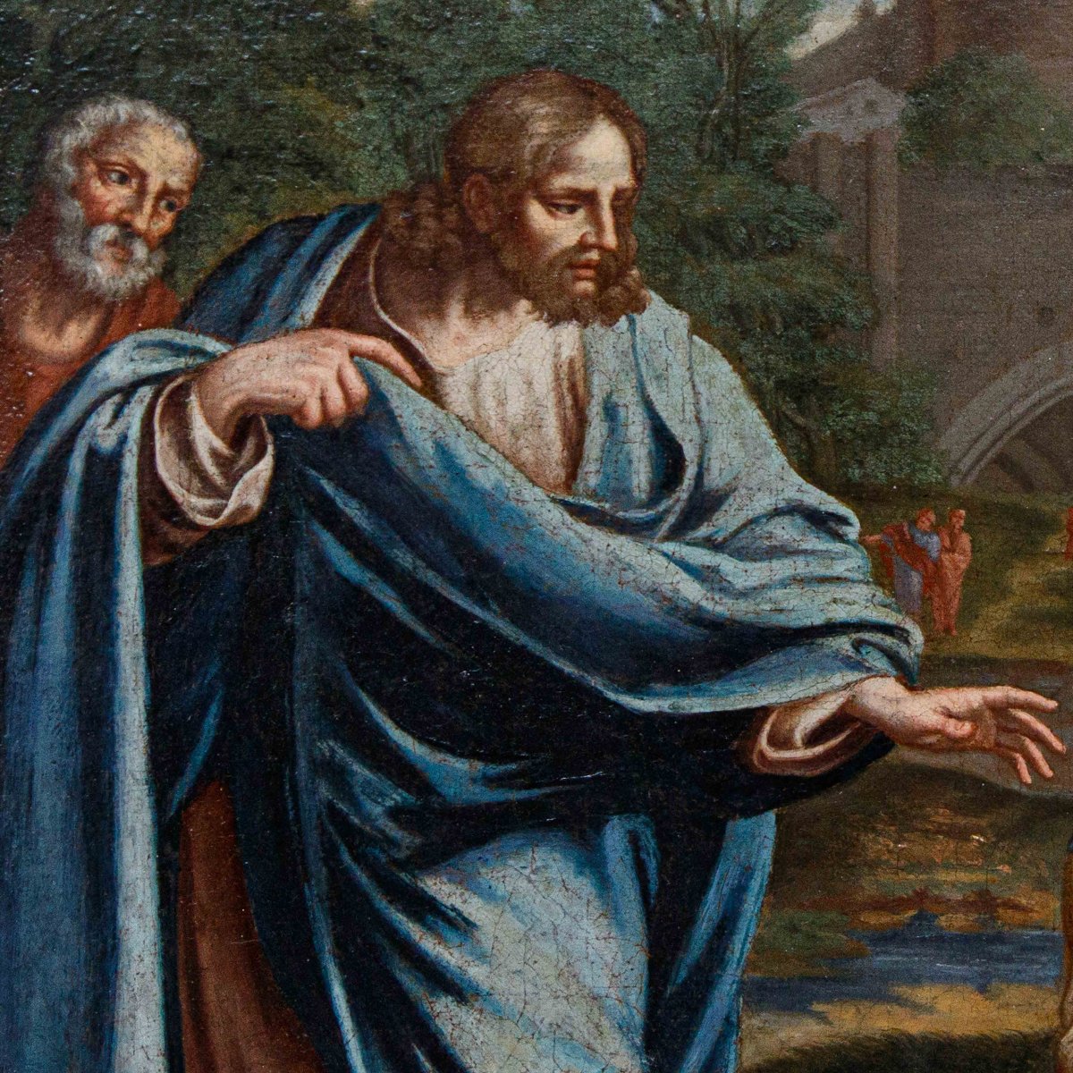 A Follower Of Annibale Carracci (bologna, 1560 – Rome, 1609), 17th Century, Christ And The Canaanite Woman-photo-2